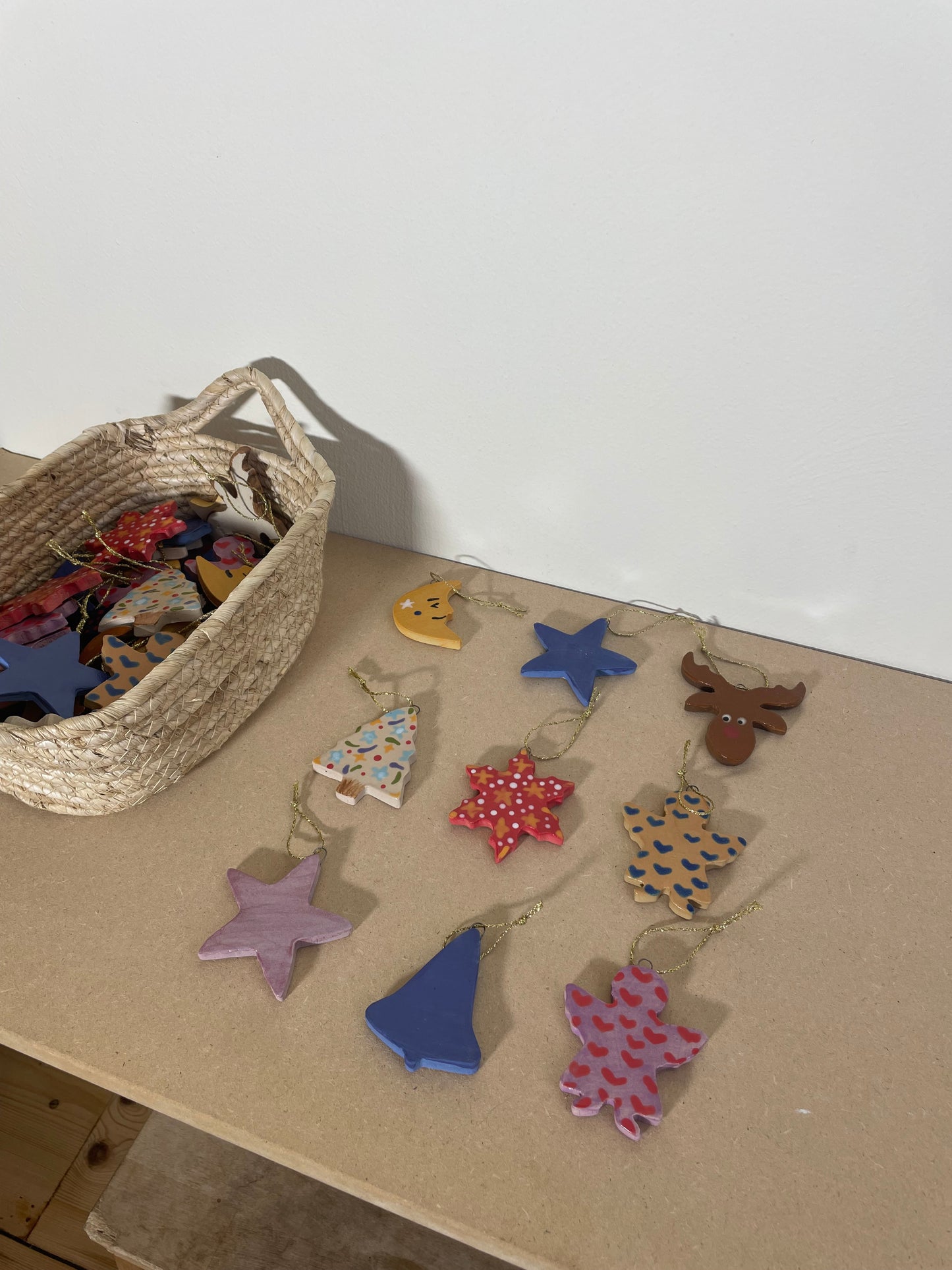 Set van 4 ornamenten