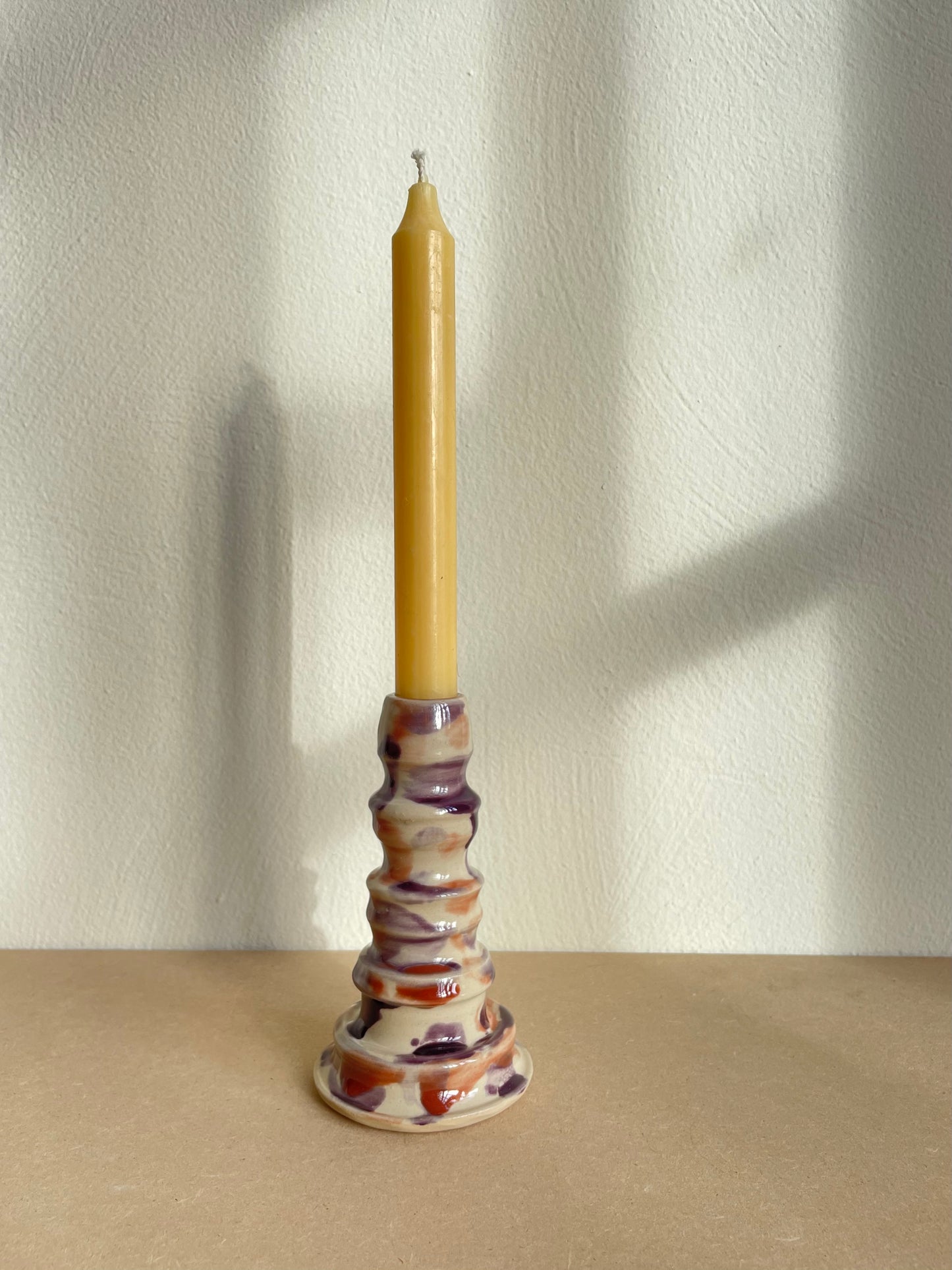 Kandelaar hoog roest pruim