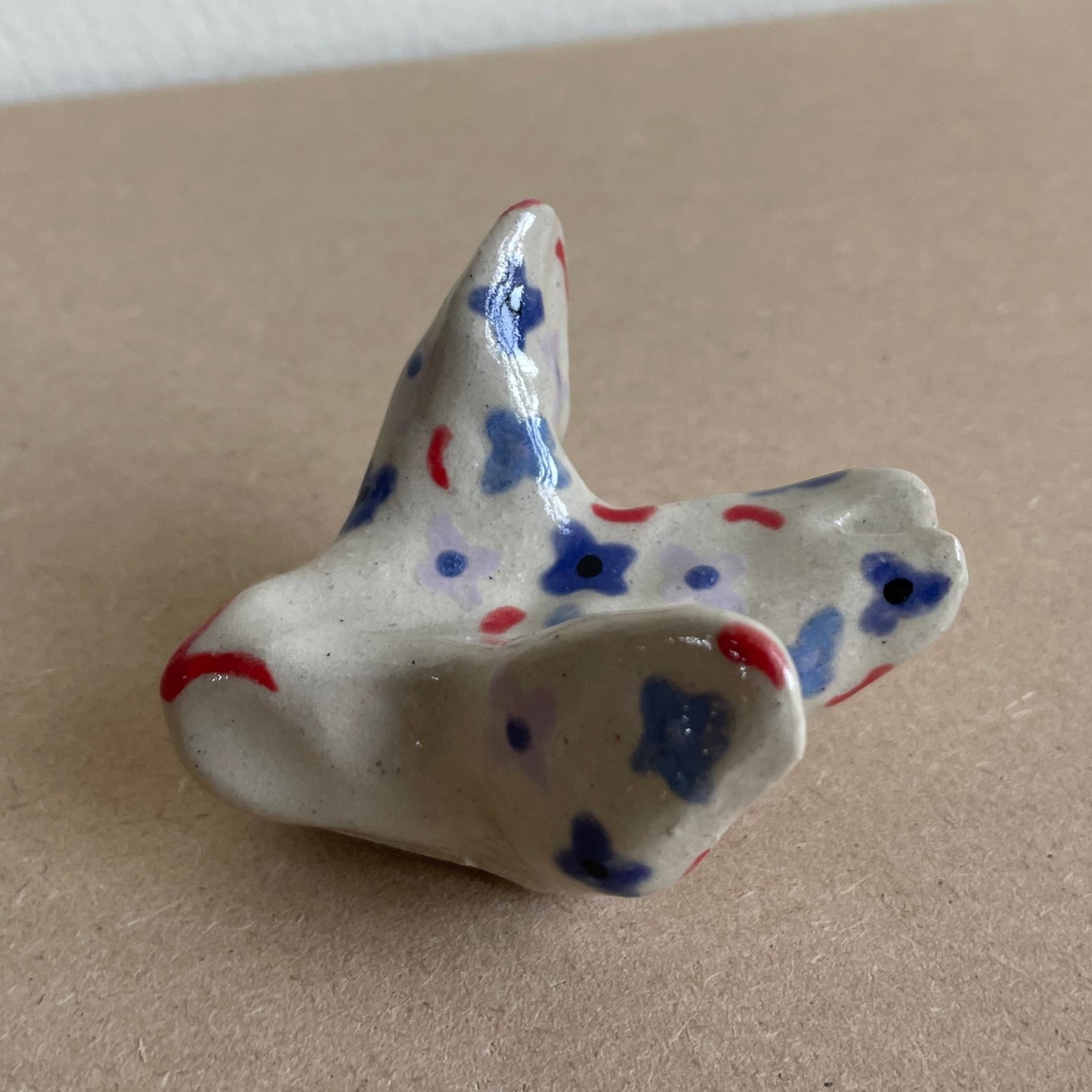 Zwaluw floral blauw (maat S)