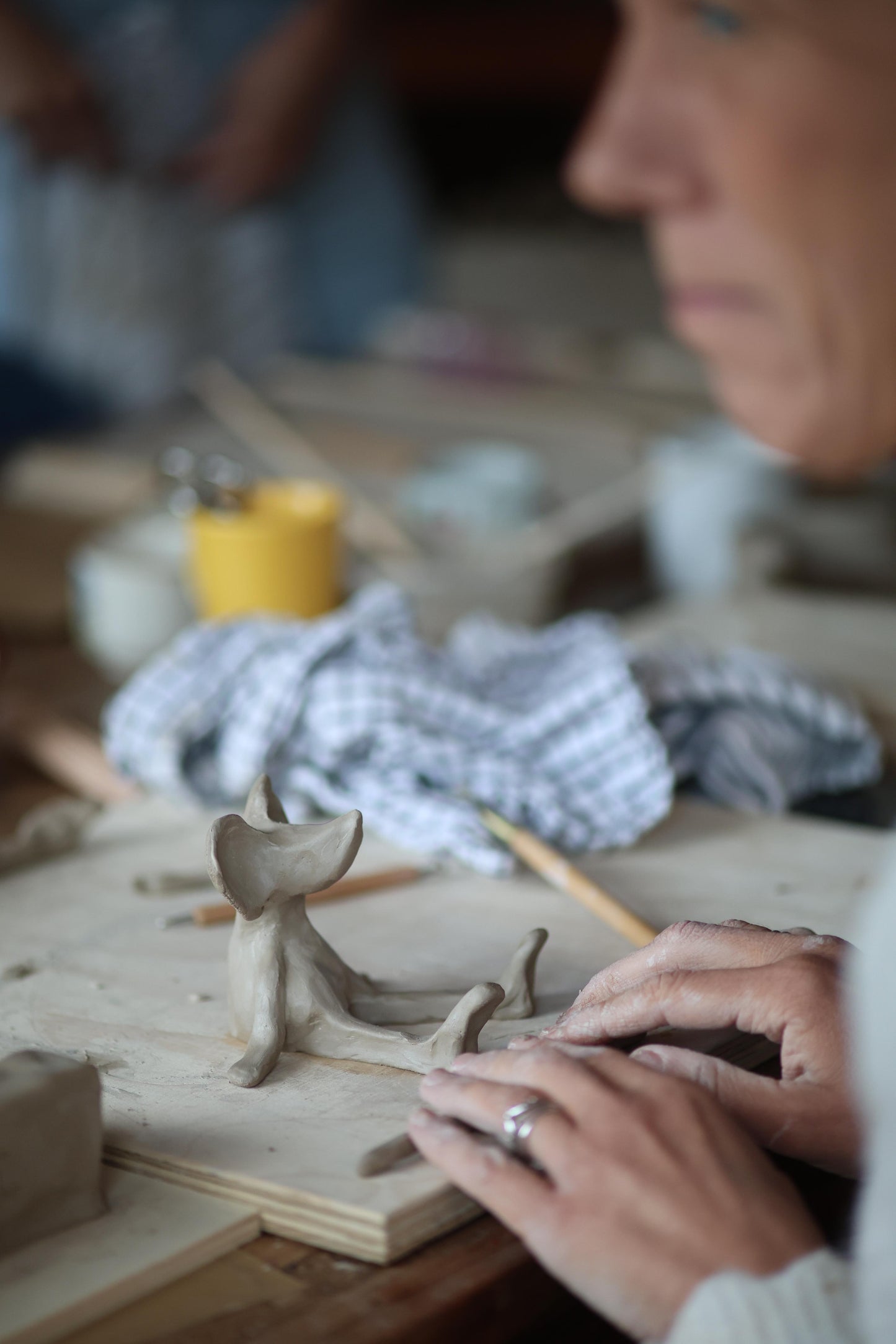 Keramiek workshop Jouw Krachtbeeld - Handvormen en Boetseren - 11 januari 2026 MIDDAG - Maasland (ZH)