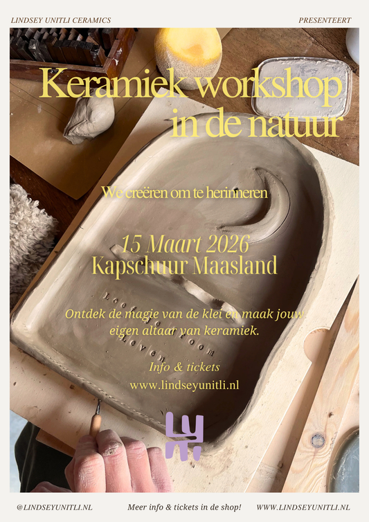 Altaar workshop | maak een altaar van keramiek 15 MAART 2026 in Maasland (ZH)